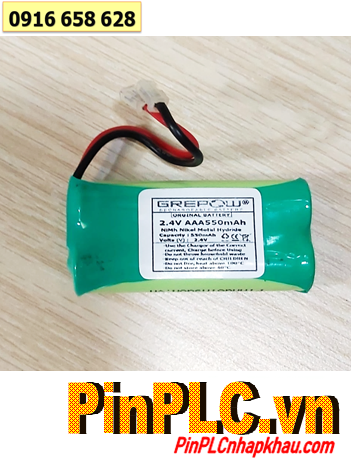 Pin sạc 2.4v-AAA550mAh, Pin sạc NiMh 2.4v-AAA550mAh; Pin sạc chất lượng cao GREPOW 2.4v-AAA550mAh